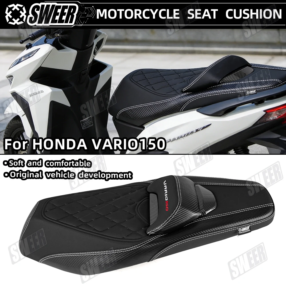 

Motorcycle Seat Cushion Fit For Honda VARIO150 2015-2022 Modified Waist Design Waterproof Comfortable Anti Slip Seat Pad