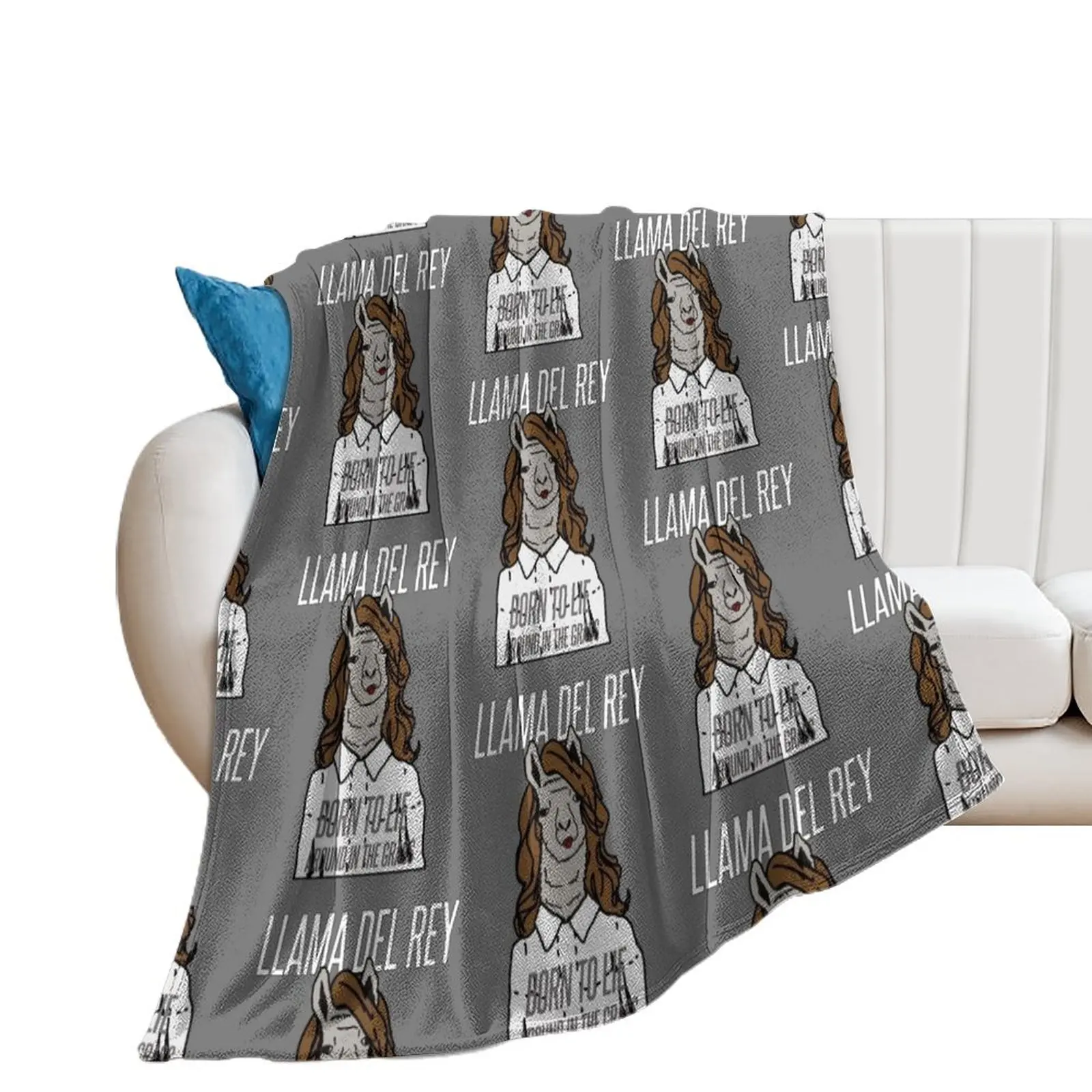 

llama del rey Throw Blanket Stuffeds christmas decoration Hair Blankets For Sofas Blankets