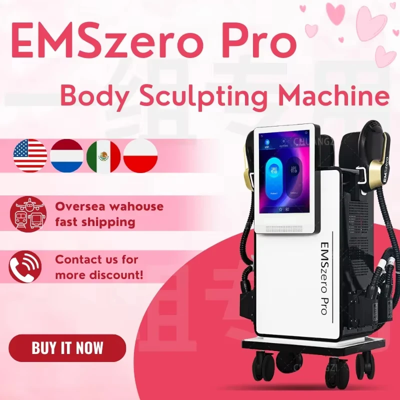 DLS-EMSzero Muscle Stimulator EMSzero 6500W 200HZ Slimming Machine Beauty Salon Equipment 5 Handles Optional