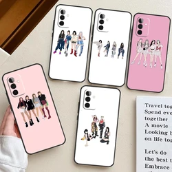 Korean Fashion Girl Kpop Band Case For Samsung Galaxy A52 A53 A54 A12 A13 A14 A32 A33 A34 A23 A24 A72 A73 A51 A71 A15 A25