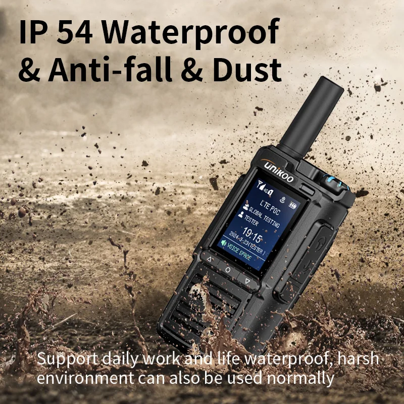 UNIKOO PN506 POC اسلكية تخاطب بطاقة Sim مجانية 5000 كجم طويلة المدى العالمي PTT 4G POC راديو لاسلكي للتحكم عن بعد اتجاهين الراديو