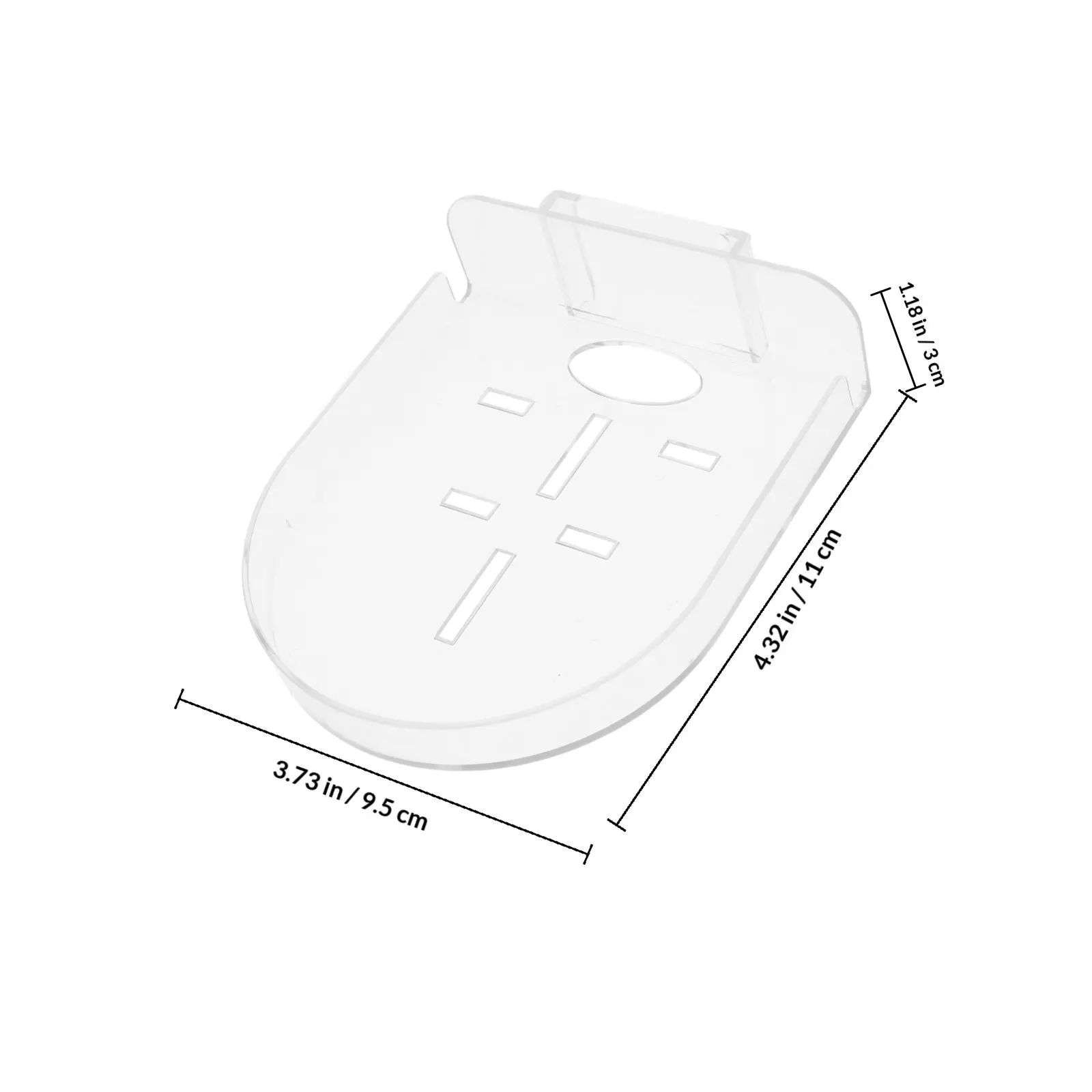 2Pcs Clear Wall Mount Camera Shelf Bracket for Security Camera Monitor Easy No Drill Damage Free Removable Floating