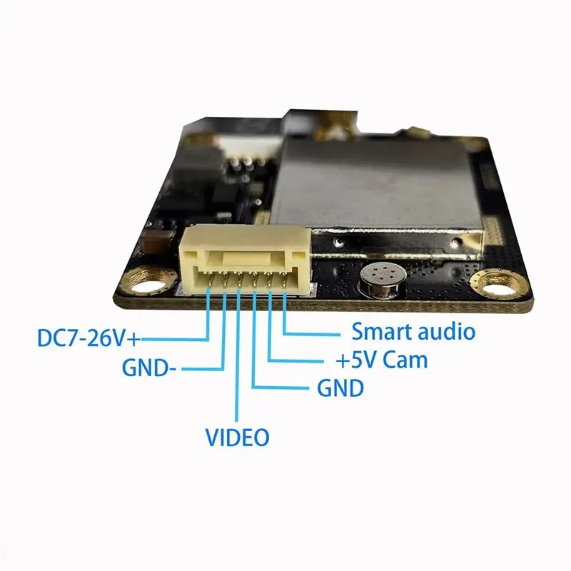 ABTI-5.8G 2W VTX 2000Mw FPV Video Audio Transmitter 7-26V For FPV Long Range Drone RC Airplane