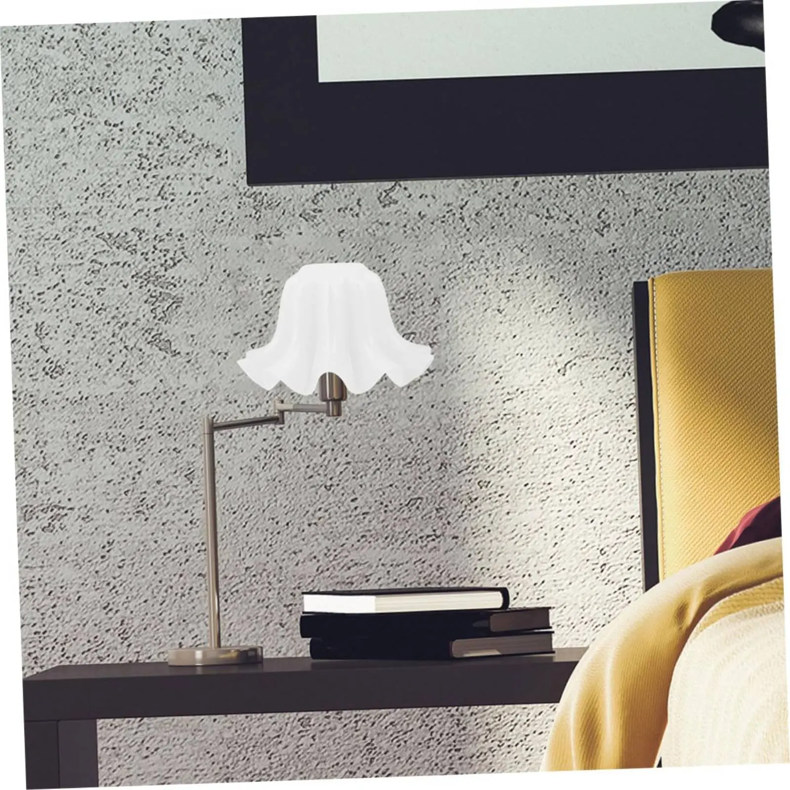 

Flower of the Valley Brightness Shade Pastoral Design Floral Design Lamp Shade Plastic Cup Lamp Cover Creamy Aesthetic