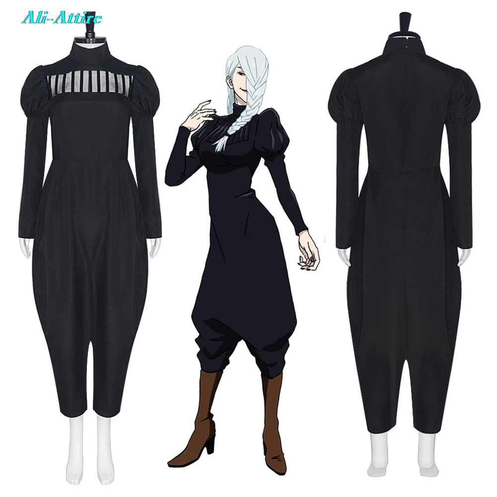 

Anime Jujutsu Of Kaisen Cosplay Mei Mei Jumpsuit Clothes Women Party Disguise Roleplay Outfits Suit Halloween Costume Carnival
