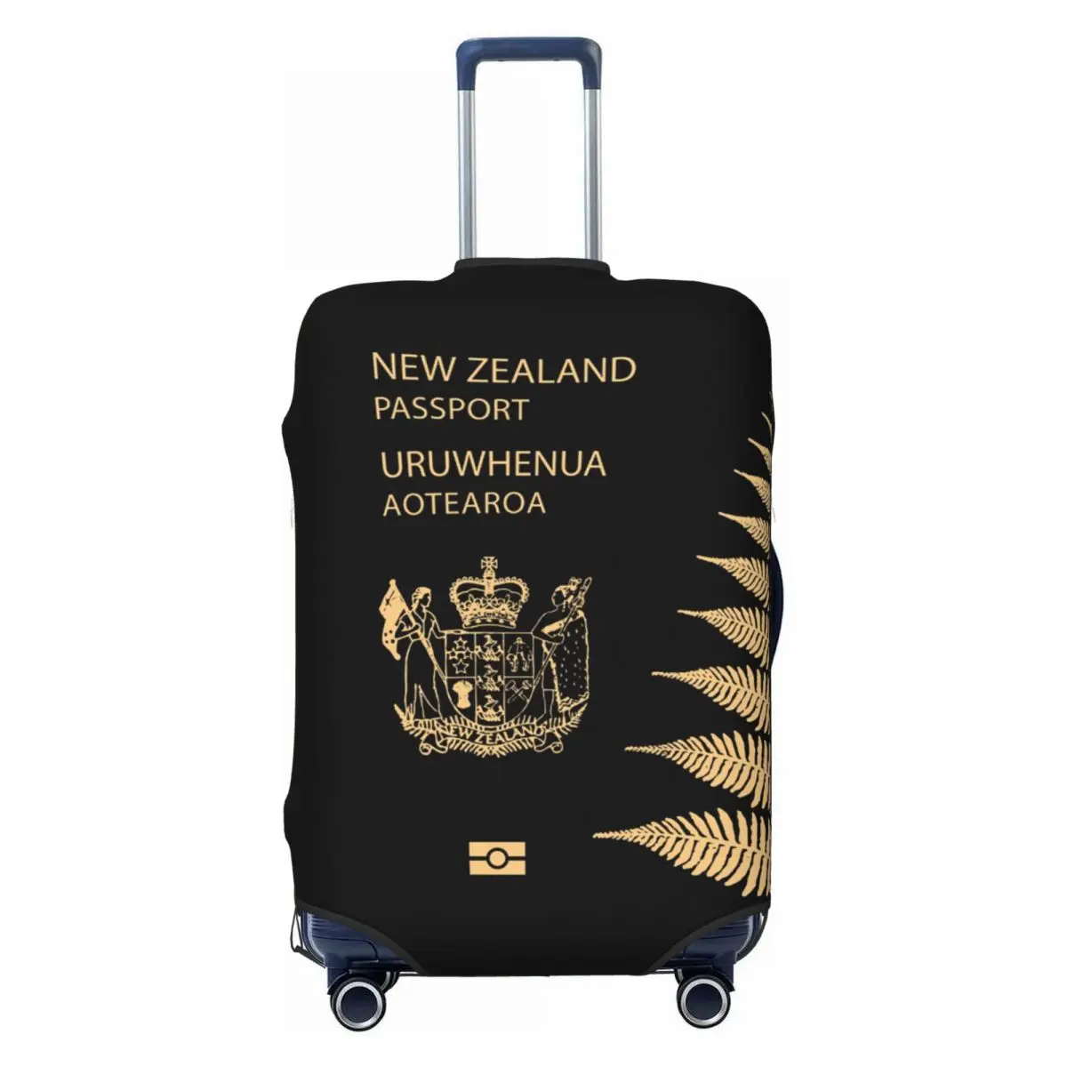 

Custom New Zealand Passport Luggage Cover Protector Cute Travel Suitcase Covers for 18-32 Inch