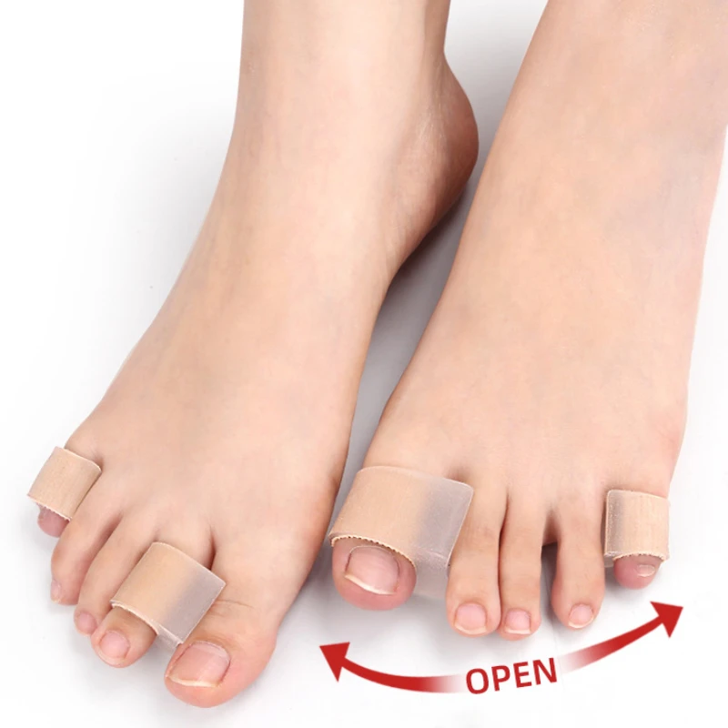 3Pairs Silicone Toe Splitter Foot Care Tool Separator Gel Hallux Valgus Bunion Spreader Thumb Correctior Straightener Orthotics