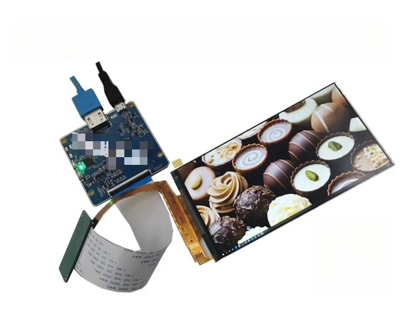 محرك HDMI إلى MIPI 6 بوصة 2K LS060R1SX01 شاشة التصوير الضوئي طباعة ثلاثية الأبعاد VR