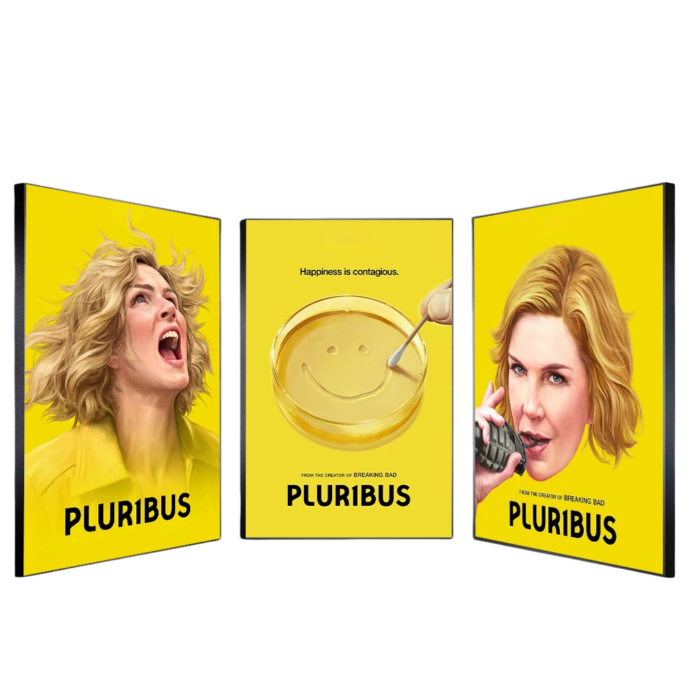 Плакат Pluribus с принтом для офиса, спальни, гостиной, домашнего декора, новинка 2025 года, телесериал Plur1Bus, холст, картина, настенное искусство