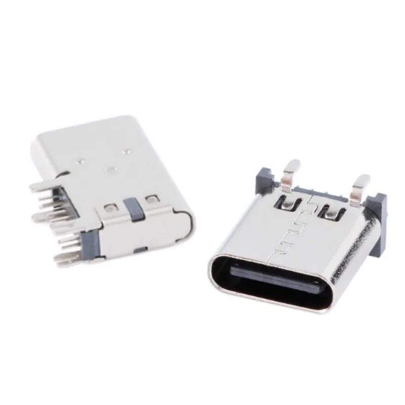 2-10pcs Type-C USBconnector 14P Female socket 10.0 interface socket Waterproof Side insertion Direct insertion