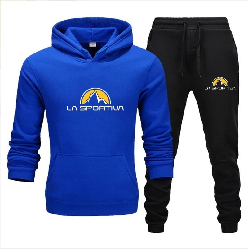 New women's hooded sportswear+jogging pants set, daily casual sports style autumn and winter fashionable casual sports set