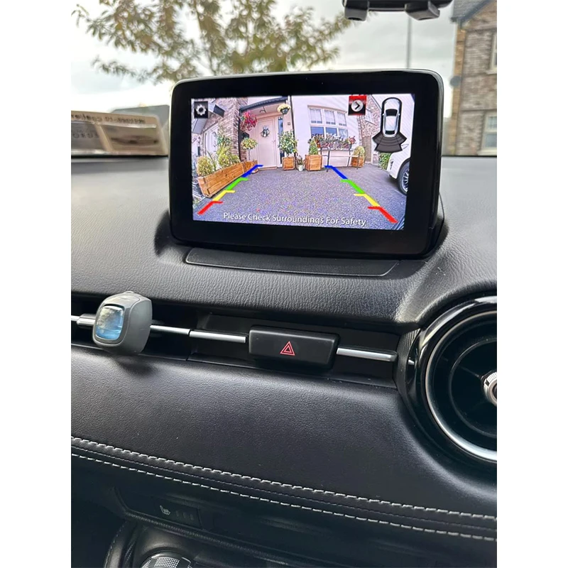 Car Rear Reversing Camera for Mazda MX5 ND Roadster 2015 2016 2017 2018 2019 2020 2021 2022 2023 OEM unit Fish Eye Lens AHD1080P