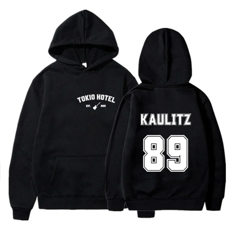 Tokio Hotel Hoodies Rock Band Sweatshirts Bill Kaulitz Printed Sweatshirts 89 Hoodies Y2k Streetwear