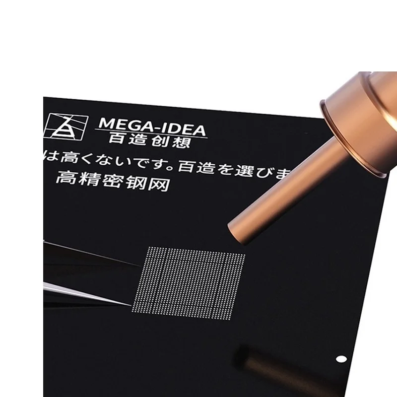 Qianli Mega Black Stencil BGA Universal Reballing for iPhone14 13 12 11 XS XR X 8 7 6S 6 Nand CPU A8-A15 Tin Planting Kit Tools