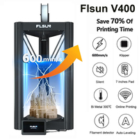 FLSUN V400 3D Printer Delta FDM 400mm/s Fast Printing Size 300x410mm All Metal Direct Drive Extrude 300℃ Nozzle Auto Leveling