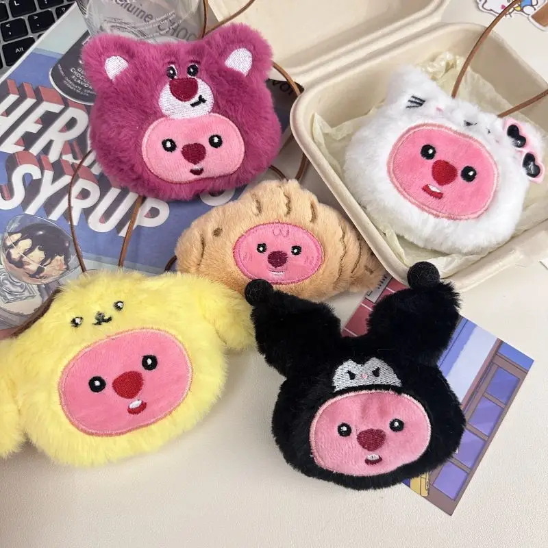 Loopy Coin Purse Kawaii Doll Bag Cute Cartoon Plush Pendant Storage Headphone Bag Cosplay Creative Gift Toy Anime Accessories