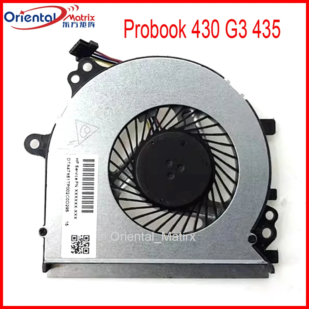 

НОВЫЙ HSTNN-Q98C 831902-001 DC5V 0,55A 3-контактный вентилятор для Probook 430 G3 435 G3 кулер процессора охлаждающий вентилятор