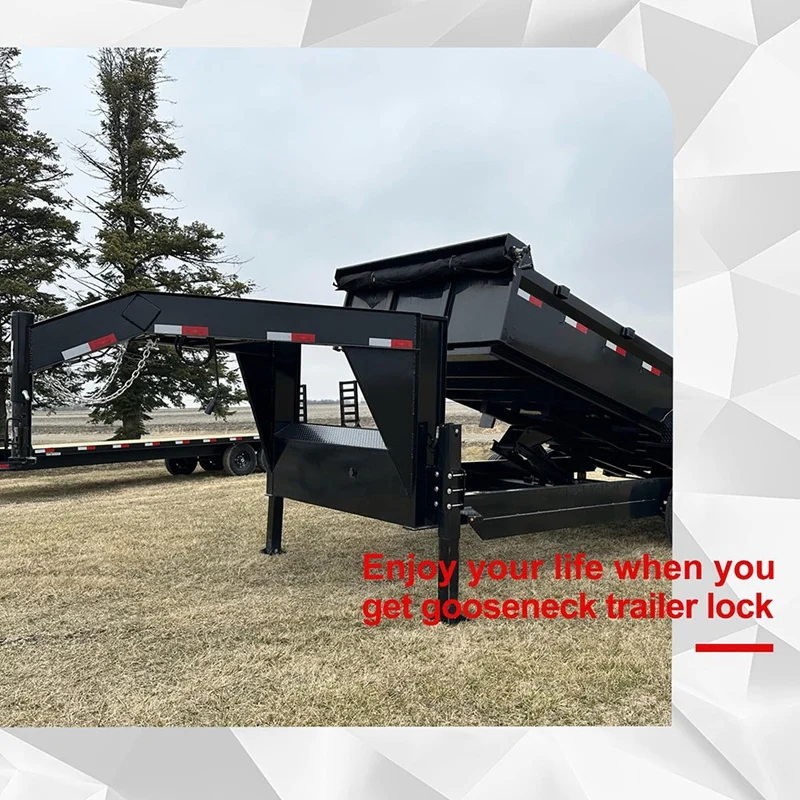 

Gooseneck Trailer Lock Combination Lock, Model TL-50 Coupler Lock, For Use With Heavy Trailers, Livestock Haulers