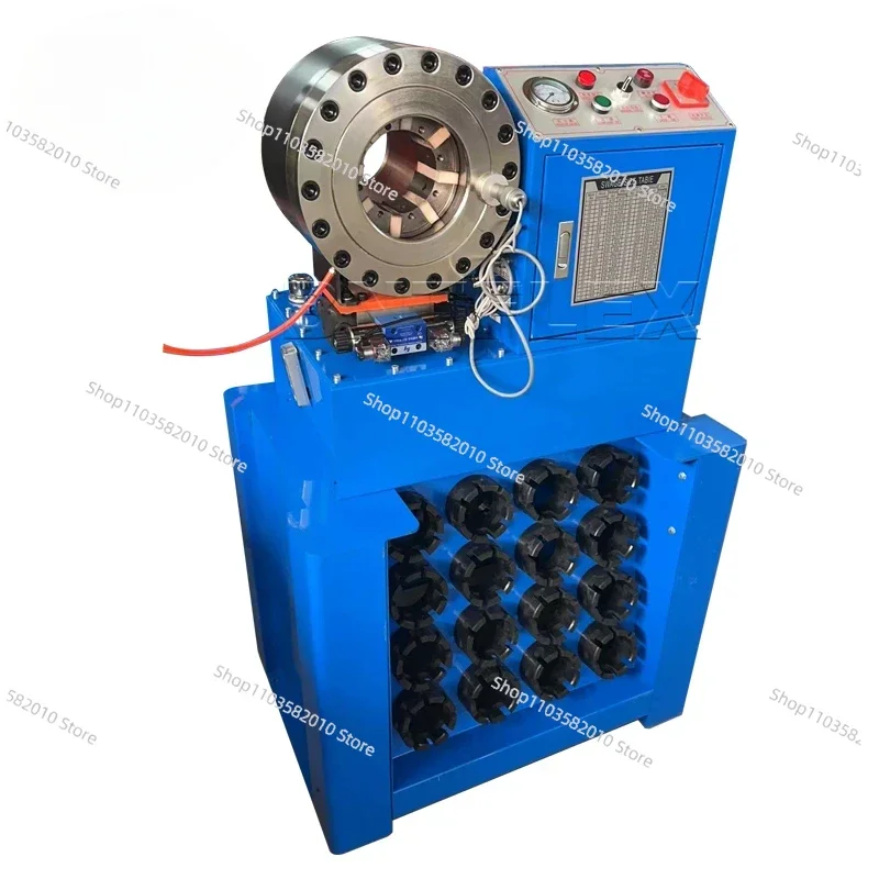 

Гидравлический шланговый пресс 1/4-2 дюйма P69, 2 дюйма, 4 провода, машина для прессования шлангов с быстрым инструментом для штампов и основанием матриц