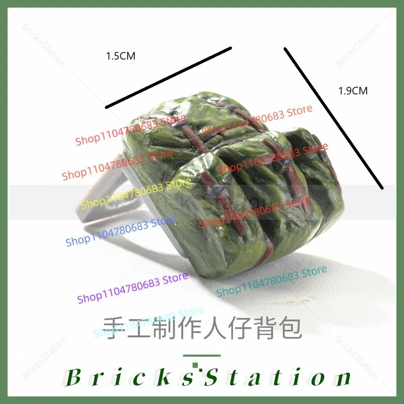 MOC ビルディングブロック ミリタリーミニフィギュア 行軍用フィールドバックパック アクセサリー組み立てモデル 教育玩具 男の子へのギフト