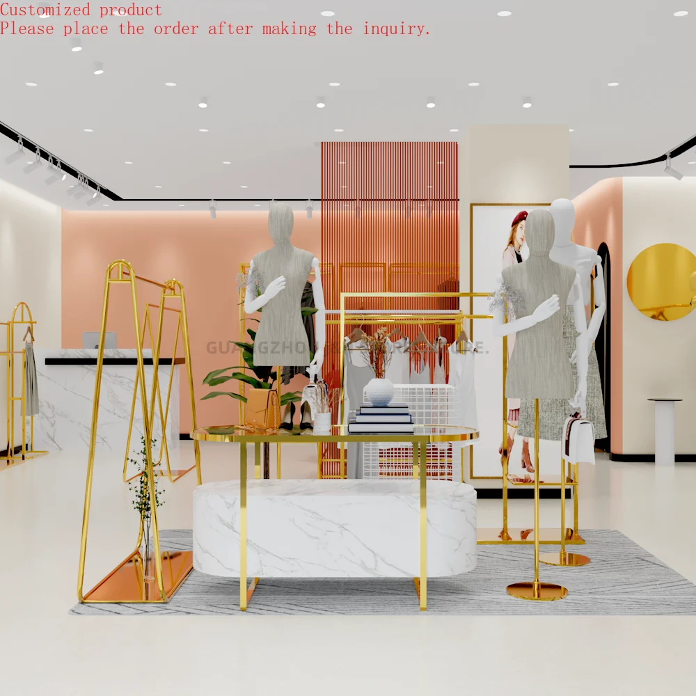 

Clothes Display Racks Shelf for Kids Clothing Shop Nesting Display Rack for Retail Store Cosmetic Display Shelves