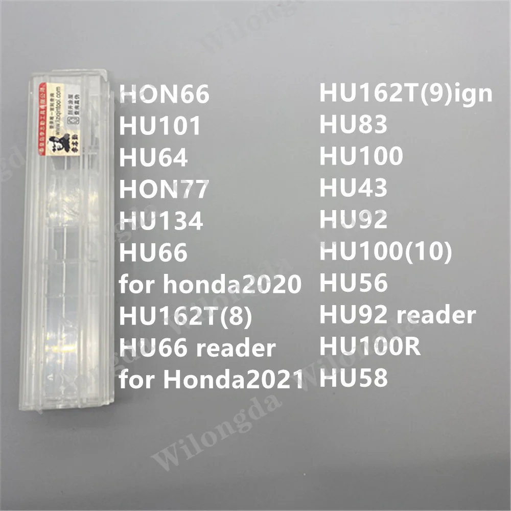 

Lishi 2 in 1 Tool HU66 HON66 HON77 for honda HU100 HU100R HU101 HU134 HU162T(8) HU162T(9) ign HU43 HU56 HU58 HU64 HU66 HU83 HU92