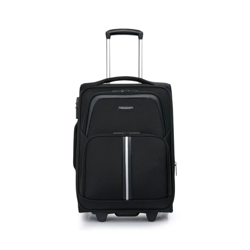 

20 Inch Carry On Luggage Oxford Fabric Suitcase with Detachable Wheels, Trolley Case, Travel Bag for Men Women Students