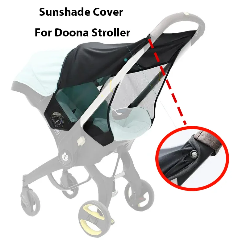 Sun Shade Cover for Doona Stroller, Full Coverage UV Protection for Outdoor Summer Use, Compatible with Doona Pushchairs, Buggie