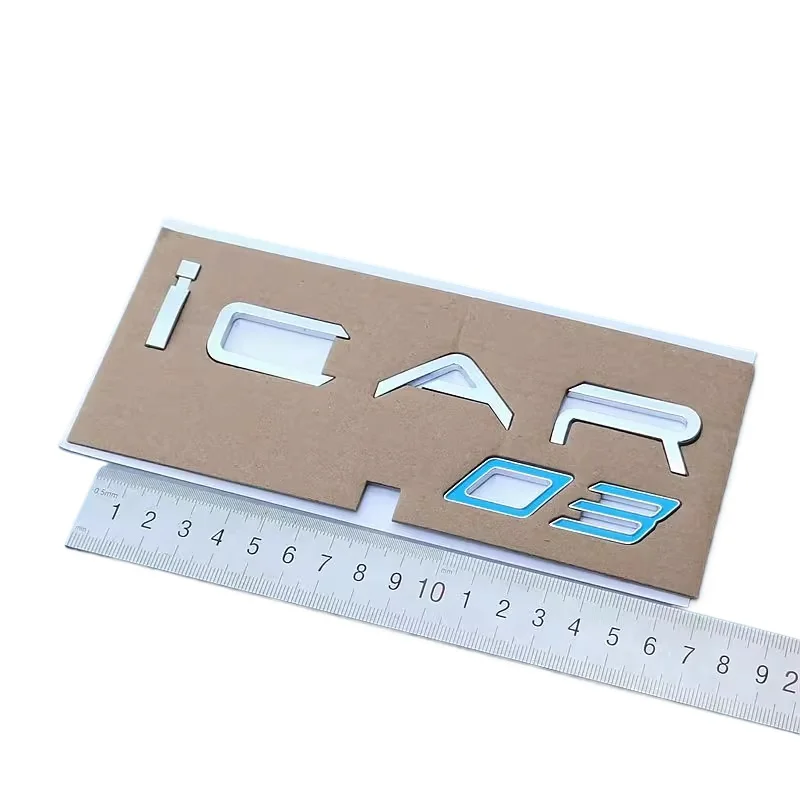 

For Chery iCAR 03 IWD Tail letters logo car emblem