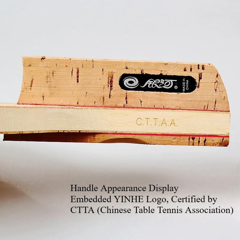 YINHE 982 1-Ply Solid Hinoki Table Tennis Blade Japanese Penhold Hinoki Ping Pong Bat Paddle for Offensive Loop & Fast Attack view 4