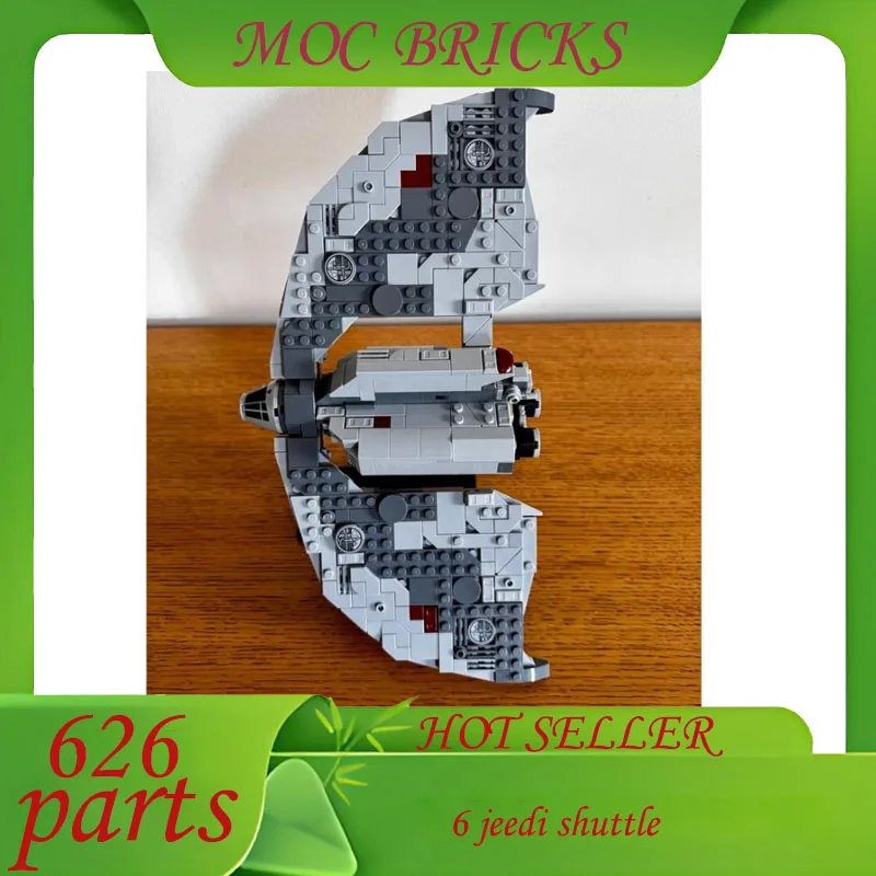Personnaliser 626 pièces MOC Ahsoka Tano's T-6 Jeedi navette vaisseau spatial série guerre spatiale bricolage assemblage briques modèle enfants jouets cadeaux