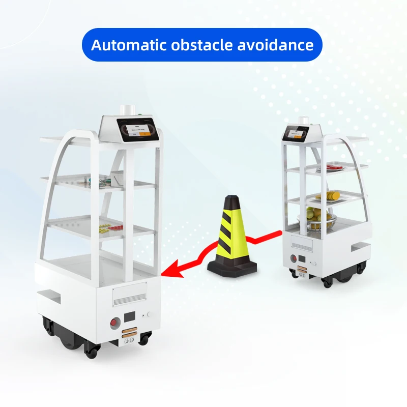 Ningbo2023 Original Factory for Hotel Food Delivery Service Parcel Dinning Delivery Robot  Service Robot