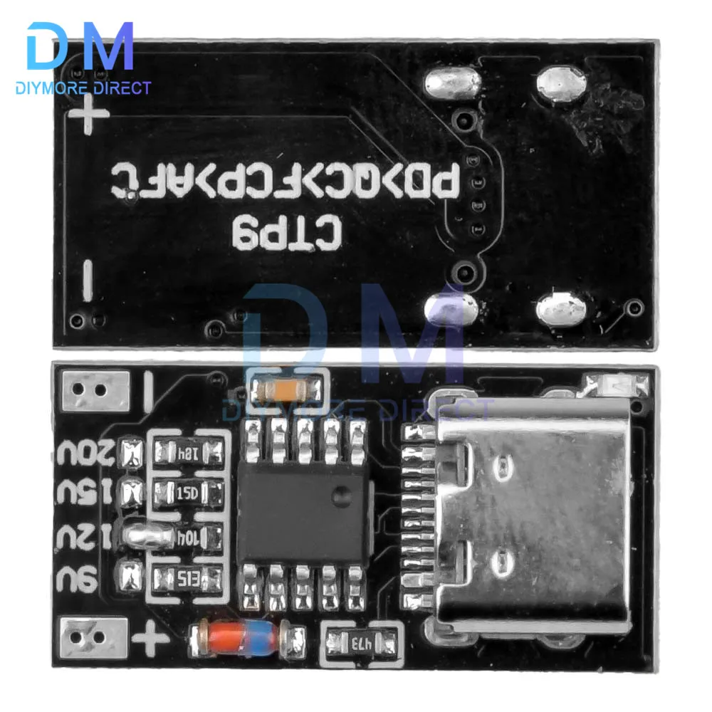 PD/QC Decoy Board Fast Charge USB Boost Module Type-c Power Supply Change Module PD3.0/2.0 PPS/QC4+ QC3.0/2.0 FCP AFC