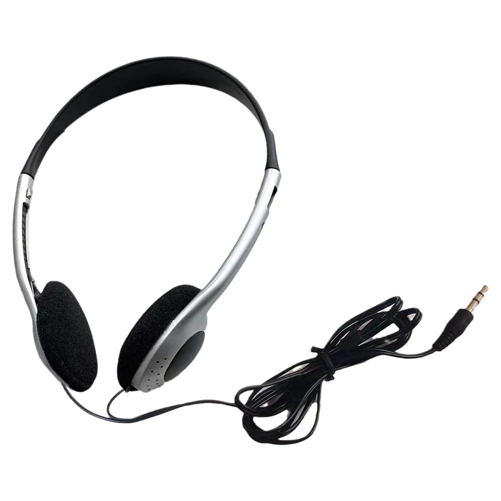 3.5mm Wired Headphones Universal Gaming Headset No Microphone Noise Cancelling Sports MP3 Earphones Wired Stereo Headsets New