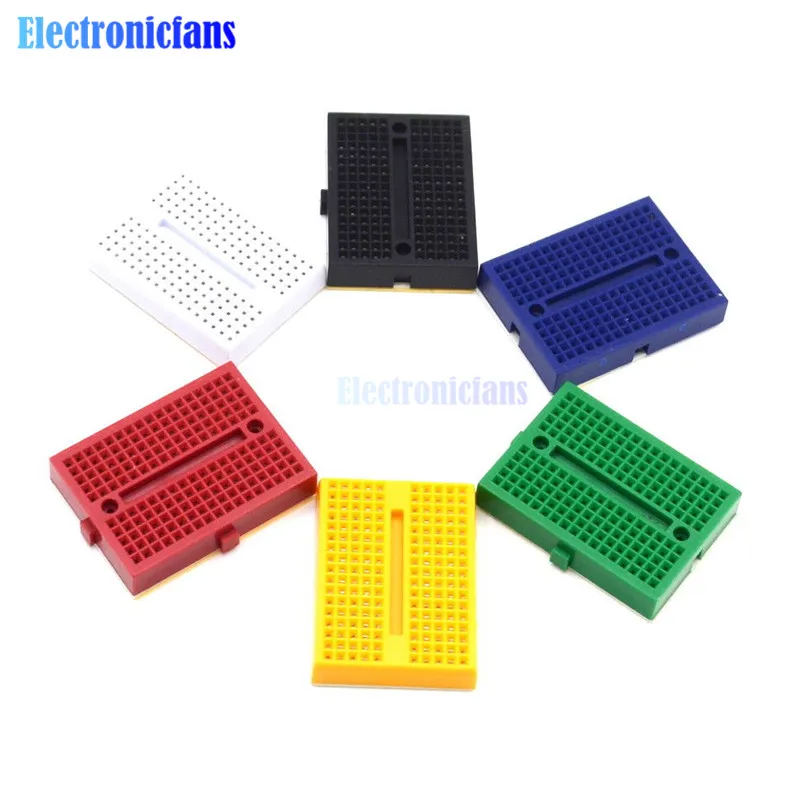 170 Tie-points Bread Board 35*47*8.5mm SYB-170 Mini Solderless Prototype Experiment Test Breadboard diy kit for arduino