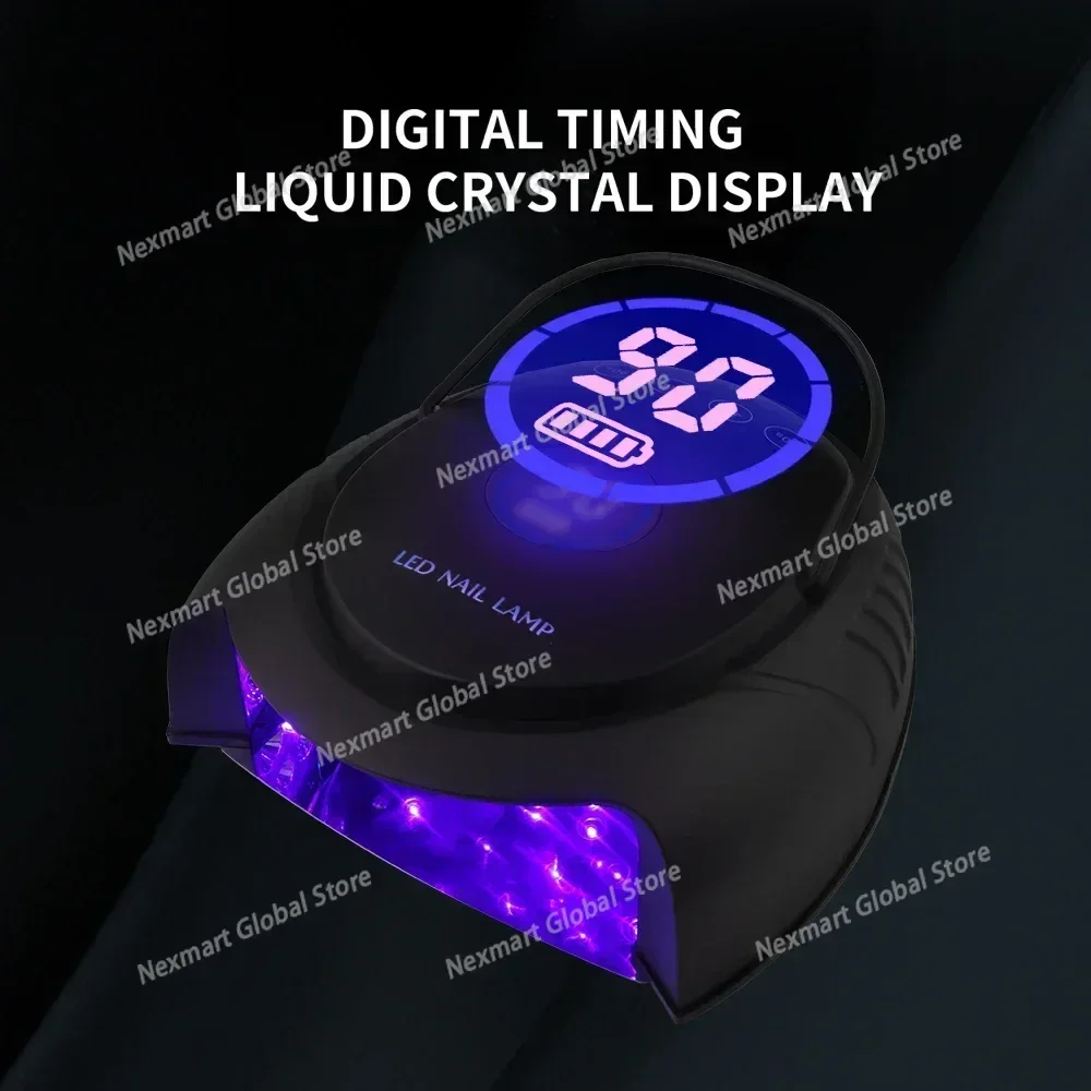 New 64W Smart Sensor Nail Dryer, Quick Cure LED UV Nail Lamp for Gel Polish, Professional Nail Salon Curing Light