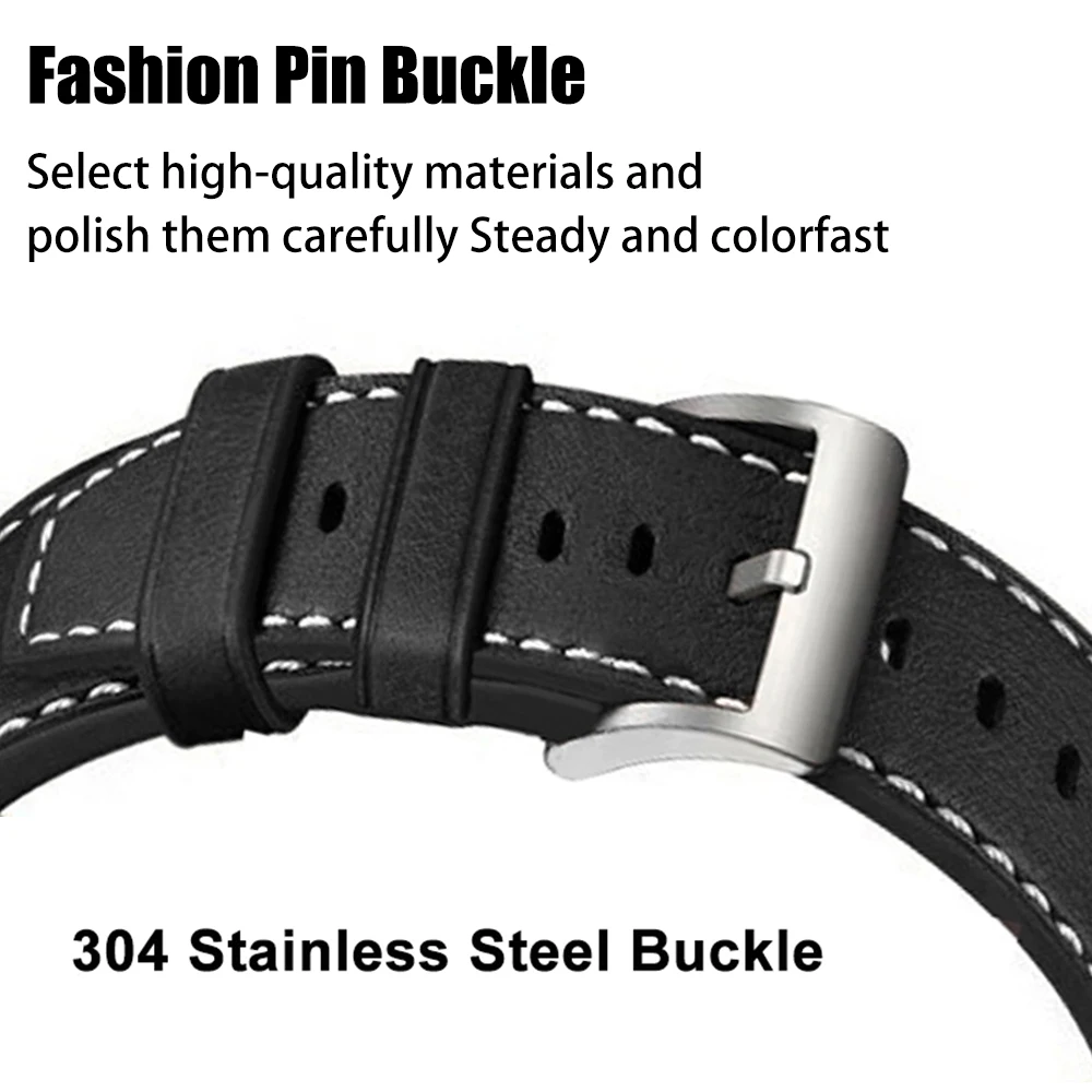 Ремешок 22 мм для Zeblaze Vibe 7 Pro/Stratos 2/3/4 Ultra Beyond GTS 3 GTR3 Btalk3 2 Pro Lite GPS, мягкий кожаный ремешок, браслеты