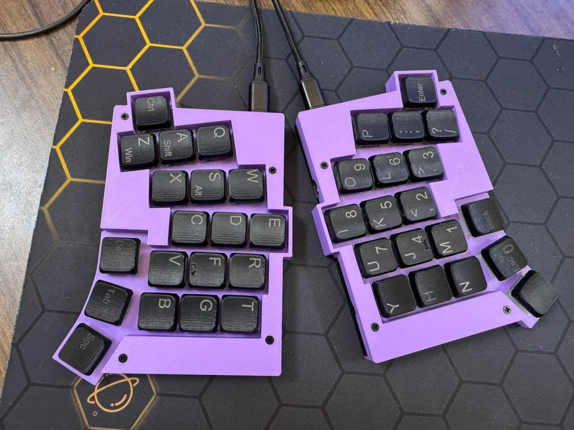 

Разделенная клавиатура TOTME на заказ Gateron, низкопрофильный чехол для 3D-печати PETG, 38 клавиш, клавиатура из АБС-пластика, одномодовая клавиатура Bluetooth