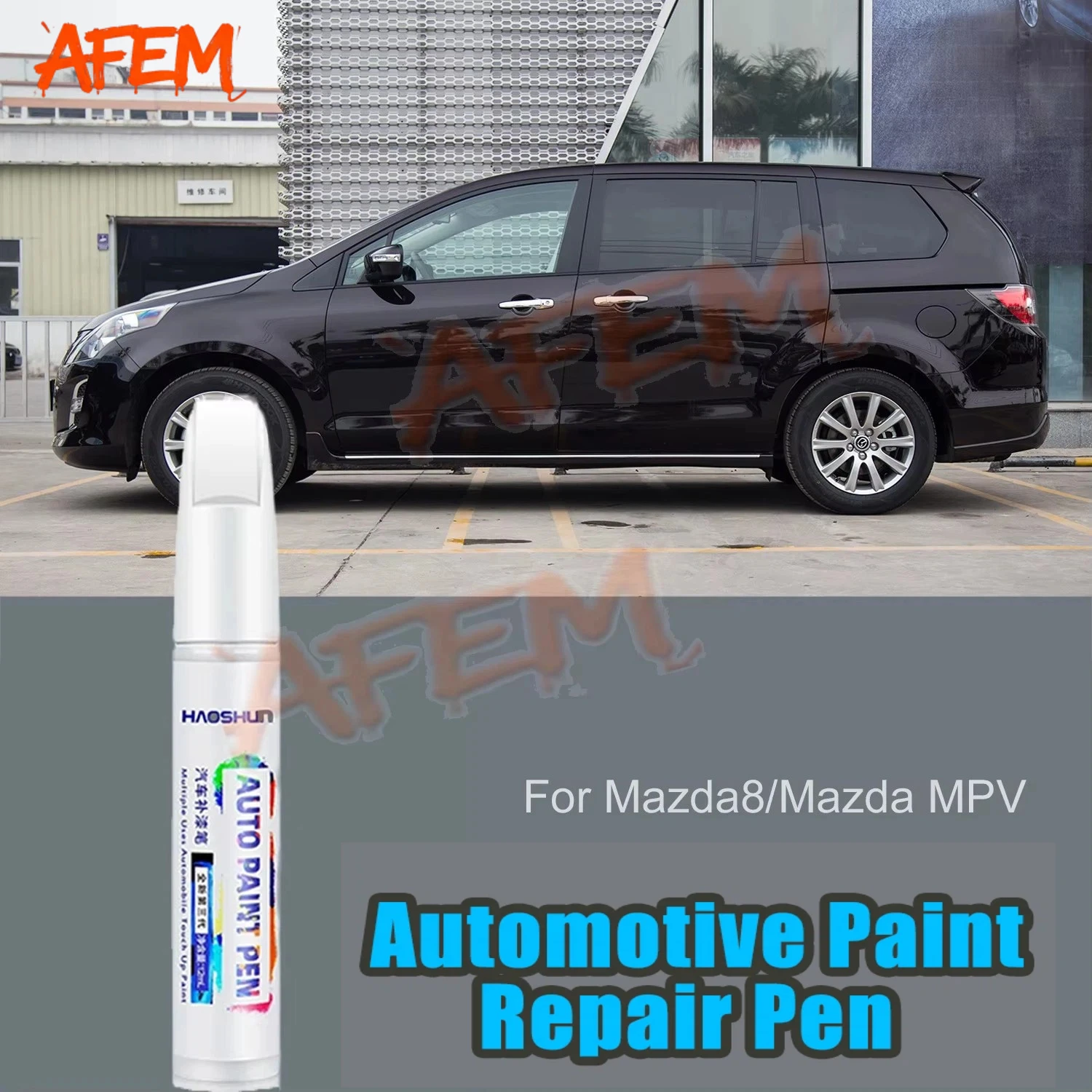 Pintura de Reparación para Mazda8/Mazda MPV, Eliminación de Arañazos, Protección de Pintura para Autos, Lápiz de Pintura Transparente, Color Morado Cristal