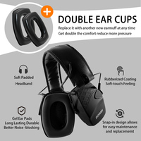 ZOHAN noise protection Electronic Earmuff shooting Earmuffs for Hunting ear muff tactical headset with Replacement Gel Ear Cup