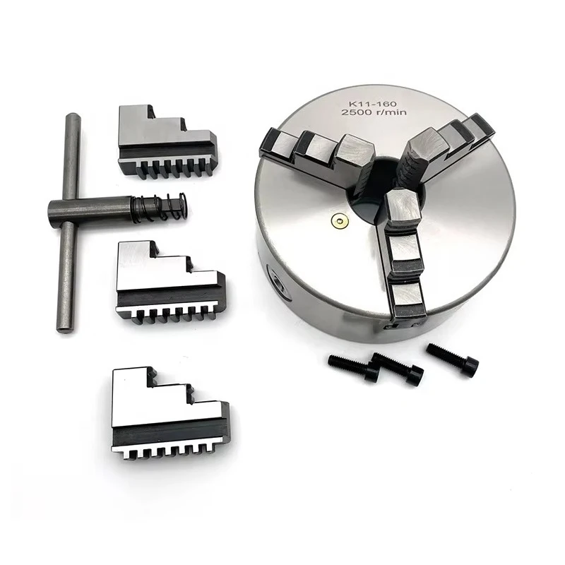 3 Jaw Self-centering Chuck K11 Series 80MM 100MM 125MM 130MM160MM 200MM 250MM 320MM 400MM