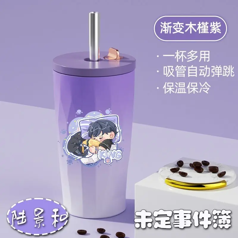 2025 دموع ثيميس أنيمي لعبة كوس أرتيم الجناح فيلهلم لوك بيرس ماريوس للجنسين 18x7 سنتيمتر لطيف 304 الفولاذ المقاوم للصدأ كوب بقشة هدية #3