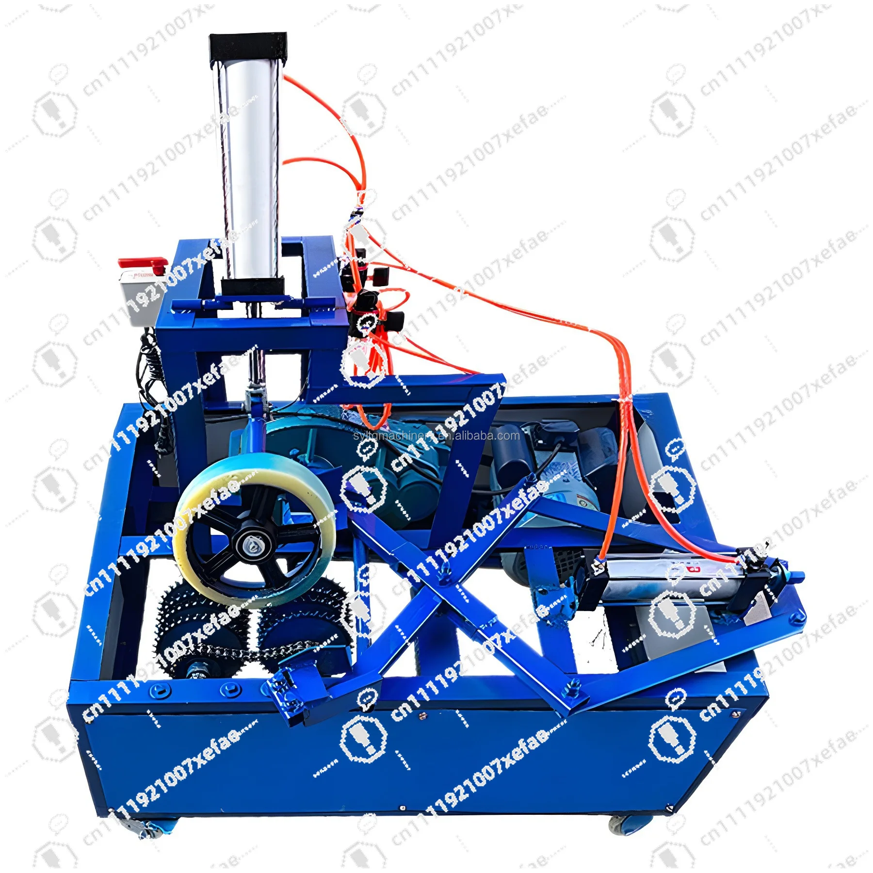 Double-sided Tire Recycling Cutting Machine Waste Tire 3 Cutting Rubber  Machine Sidewall Tire Ring  Machine