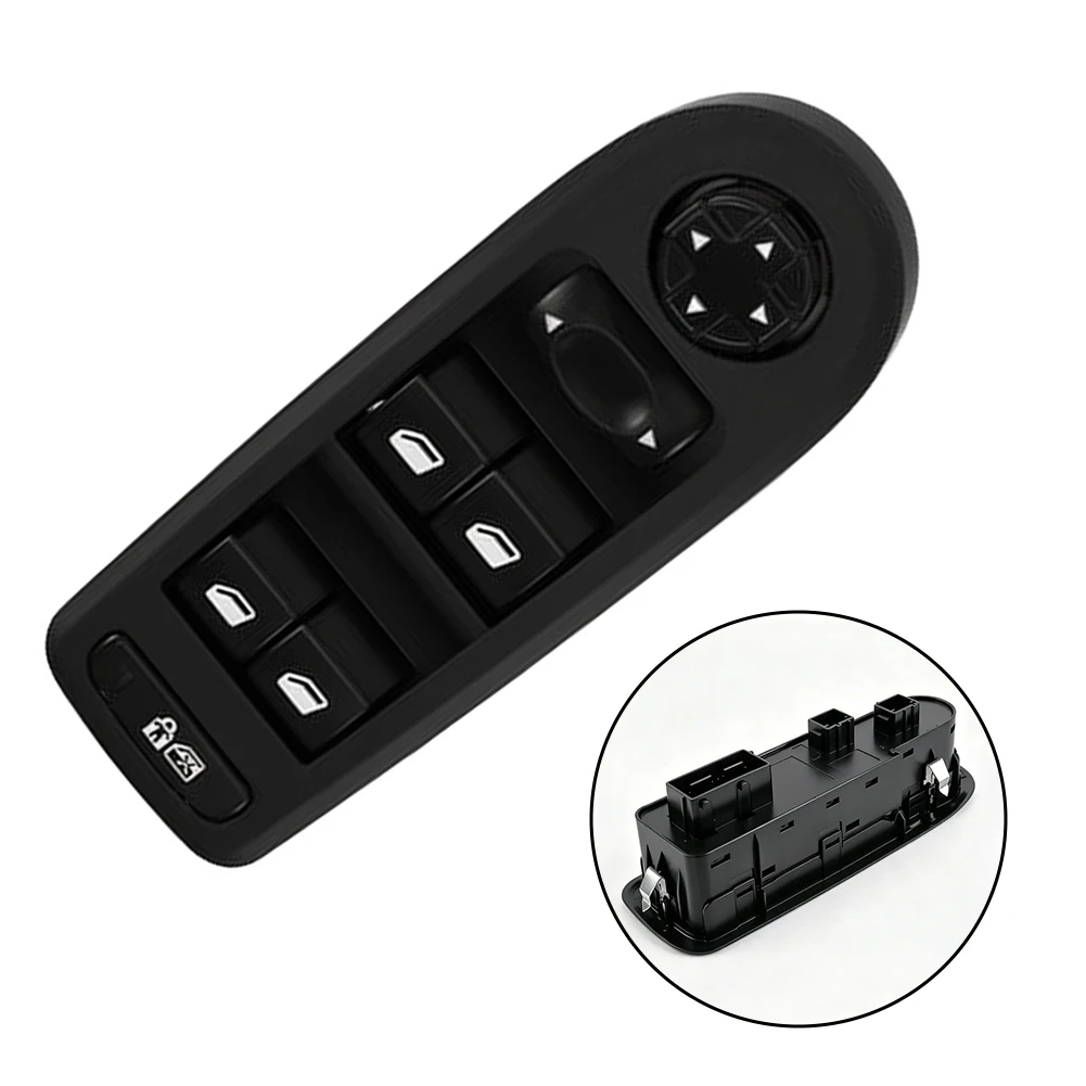 Electric Window Switch Single-press Functionality Abs And Build Wear Resistant Buttons For Daily Driving Convenience