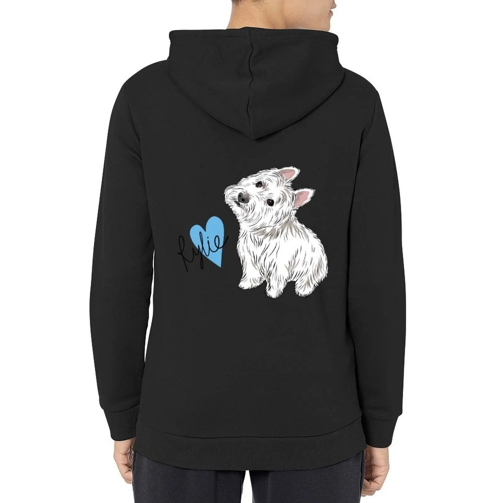 

Rylie the Westie Hoodie men's coat men's sweat-shirt set korean clothes men wear oversized hoodie