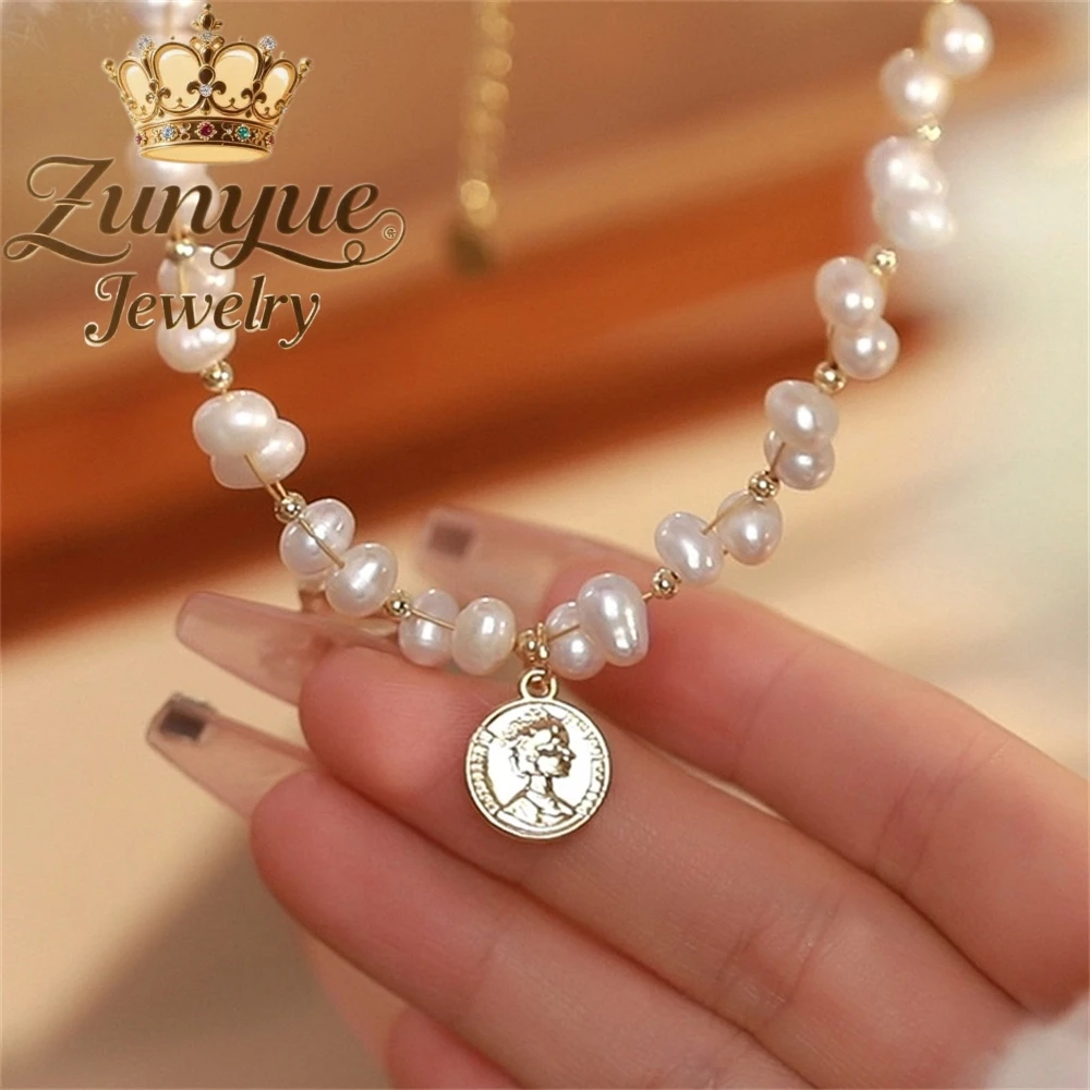 

Pearl Necklace Accessory Collarbone Chain Is Versatile, Light Luxury And High-End, A Niche New Chinese-Style Neckchain Accessory