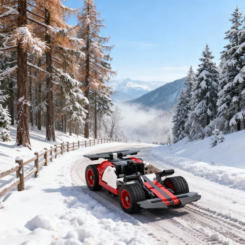 

173pcs MOC Technical Mini Race Car Model Building Blocks Construction Christmas Gift DIY Creative Idea Education Toys Brick