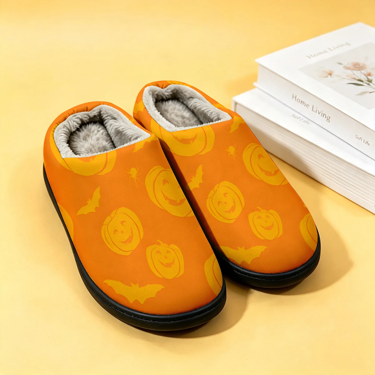 Orange Pumpkin Bat Women's Win - Men Shoes For Winter ulasan dan harga