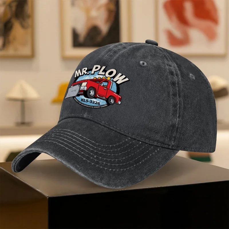 Mr Plow Vintage Snow Plow Cap – Lightweight Unisex Hat with Iconic Design, Hand Washable, Buckle Closure