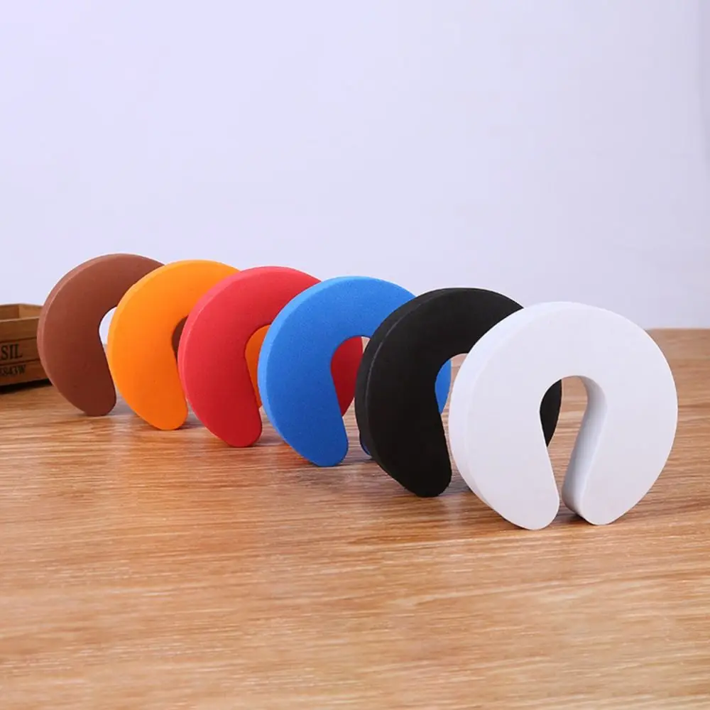 

Soft-Touch Finger Protector EVA Prevents Pinch Injuries Door Stopper Safety Colorful Fabric-Covered Foam Baby